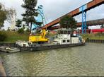 Kranschip 22,00x7,50m incl toebehoren. Te koop of te huur, Watersport en Boten, Gebruikt, 100 tot 200 pk, Ponton, Diesel