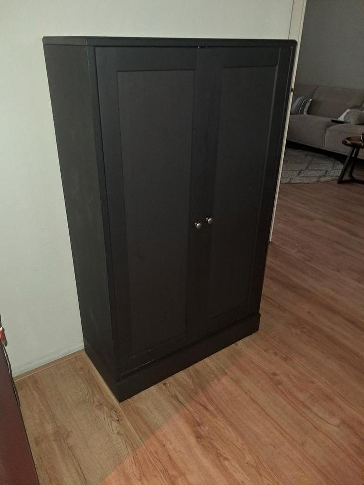 ikea havsta kast zwart, Huis en Inrichting, Kasten | Roldeurkasten en Archiefkasten, Zo goed als nieuw, Minder dan 100 cm, 25 tot 50 cm