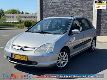Honda Civic 1.6i ES / AIRCO / STOELVW /DISTR VV/ LEER / TREK beschikbaar voor biedingen