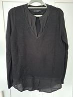 Zwarte Comma trui met V-hals, Maat 38/40 (M), Zwart, Zo goed als nieuw, Comma