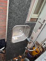 Aanrechtblad met wasbak en kraan - Gratis, Huis en Inrichting, Ophalen, Minder dan 50 cm, Gebruikt, Minder dan 25 cm