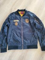 PME Legend Donkerblauwe Bomber Jas maat L, Maat 52/54 (L), Blauw, Ophalen of Verzenden, PME Legend