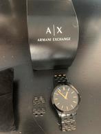 Armani Exchange Herenhorloge – Nieuwstaat –Zwart/Goud, Polshorloge, Overige materialen, Zo goed als nieuw, Ophalen