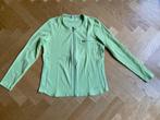 Lime Groene katoenen twinset van Mayerline, Kleding | Dames, Maat 38/40 (M), Mayerline, Ophalen of Verzenden, Zo goed als nieuw