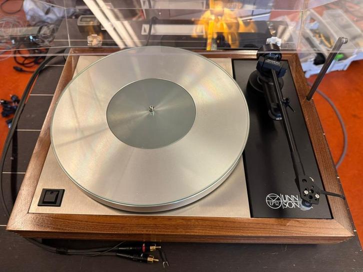 Linn Sondek LP12 - LVX Plus - Afrormosia - fluted, Audio, Tv en Foto, Platenspelers, Gebruikt, Platenspeler, Overige merken, Ophalen of Verzenden