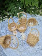 Rieten strooimandje mand bruidsmeisje bloemenkind bruiloft, Ophalen of Verzenden, Nieuw, Accessoires