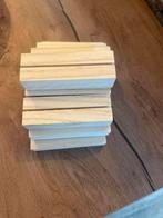 Menukaarthouders, hout, Huis en Inrichting, Ophalen of Verzenden, Zo goed als nieuw, Hout, Minder dan 50 cm