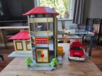 Playmobil Brandweerkazerne brandweer, Kinderen en Baby's, Ophalen of Verzenden, Gebruikt, Complete set