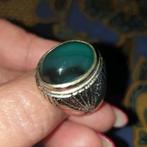 Ring maat 19 batu akik Garut Java Indonesië, 19 tot 20, Ophalen of Verzenden, Zo goed als nieuw, Dame of Heer