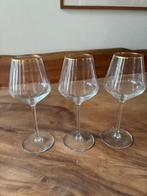 Sissy Boy wijnglazen met gouden rand, Ophalen, Zo goed als nieuw, Overige typen