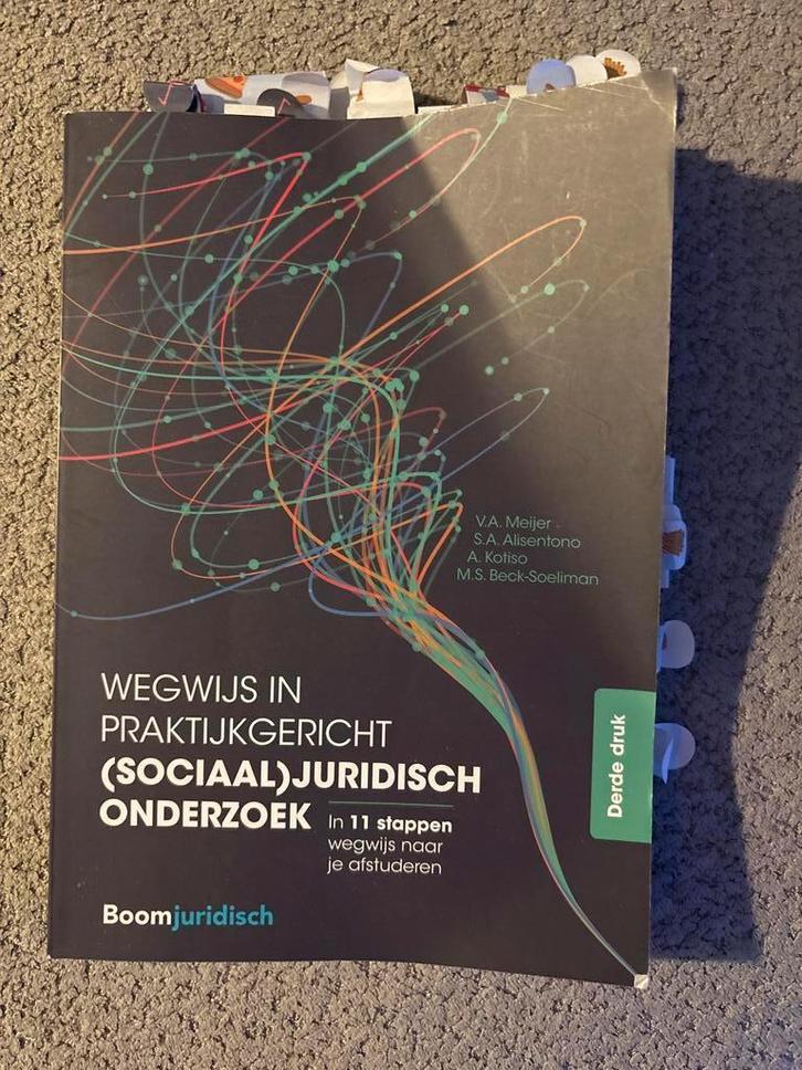 Wegwijs Sociaal Juridisch Onderzoek, Boeken, Studieboeken en Cursussen, Zo goed als nieuw, HBO, Gamma, Ophalen of Verzenden