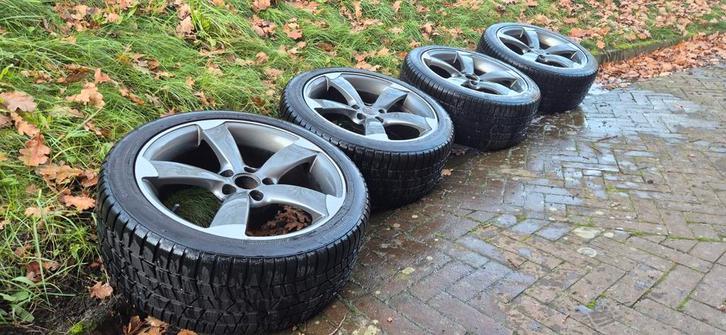 18" Audi Rotor velgen met winterbanden, Auto-onderdelen, Banden en Velgen, Banden en Velgen, Winterbanden, 18 inch, 245 mm, Personenwagen