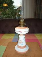 Oude antieke Opaline olielamp in zeer goede staat, Ophalen of Verzenden, Zo goed als nieuw, Glas, Minder dan 50 cm