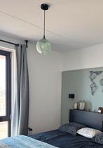 Hanglamp bol glas blauw/groen 20 cm, Ophalen, Zo goed als nieuw, Glas, Minder dan 50 cm
