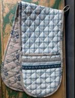 Dubbele ovenwanten ovenhandschoen pannenlappen katoen, Clayre&Eef, Nieuw, Ophalen of Verzenden, De Giesel