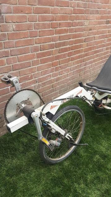 Flevobike ligfiets wit origineel  beschikbaar voor biedingen