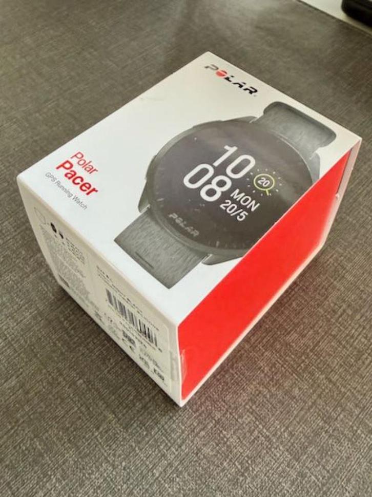 Polar Placer GPS Running Watch Maat S-L Nieuw!, Sieraden, Tassen en Uiterlijk, Sporthorloges, Nieuw, Android, Zwart, Afstand, Calorieverbanding