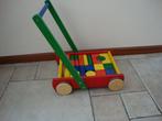 Loop blokkenwagen Hout, Ophalen, Gebruikt, Duw- of Trekspeelgoed