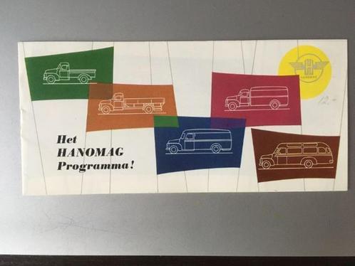 folder hanomag programma, Boeken, Auto's | Folders en Tijdschriften, Zo goed als nieuw, Overige merken, Verzenden