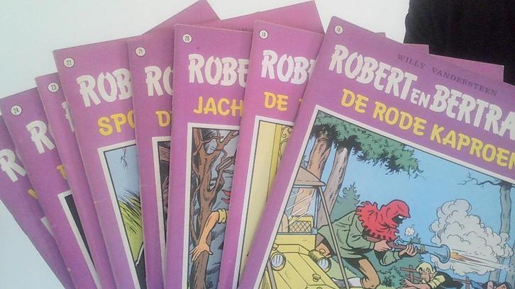 robert en bertrand nr 18-19-20-21-22-23-24-25, Boeken, Stripboeken, Zo goed als nieuw, Meerdere stripboeken, Ophalen of Verzenden