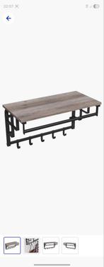 Kapstok Bruin Nieuw in doos, Wandkapstok, Nieuw, Ophalen of Verzenden, Minder dan 100 cm