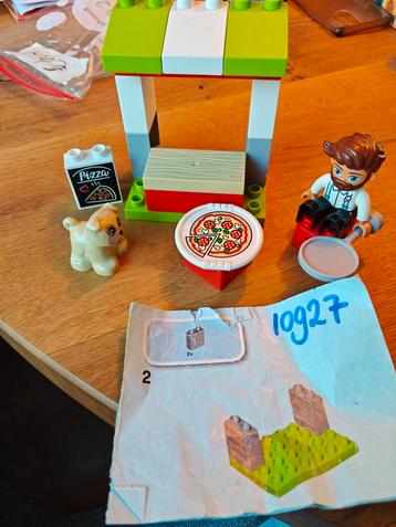 Lego Duplo 10927 Pizzatent met Hondje - Compleet (bijna) beschikbaar voor biedingen