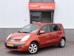 Nissan Note 1.6 Tekna automaat LM airco, Gebruikt, 750 kg, Elektrische ramen, Leder en Stof