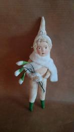 Schattig brocante wattenpop bos elfje met bloesemtakjes, Ophalen of Verzenden