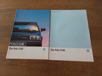 Folder Volkswagen Polo G40 1991 beschikbaar voor biedingen