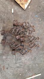 Gordijnroede eindkappen, eindstukken van ijzer, Ophalen of Verzenden