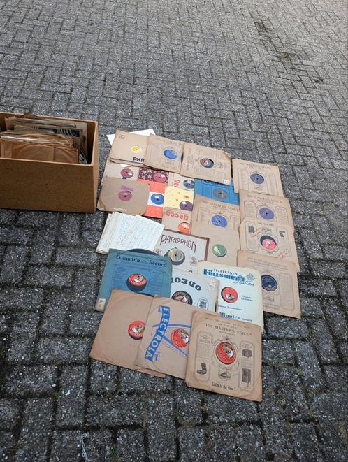 60 grammofoon platen €50, Antiek en Kunst, Antiek | Tv's en Audio, Ophalen