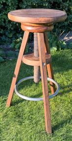 Vintage oude houten pottenbakkerskruk / pianokruk, Ophalen, Gebruikt, Hout