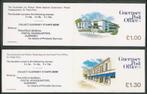 GUERNSEY 1984 £ 1.00 + £ 1.30 Postzegelboekjes, SG.: SB27/28, Verzenden, Postfris