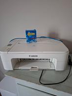 Canon inktjet kleuren printer (TS3151) + cartridge zwat, Ophalen of Verzenden, Zo goed als nieuw