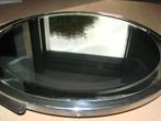 art deco draaiende spiegel gechromeerde plateau mirror tray, Minder dan 100 cm, Minder dan 50 cm, Ophalen of Verzenden