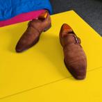 Prachtige Magnanni suede gesp schoenen met Cognac kleur 41, Overige kleuren, Verzenden, Magnanni, Gespschoenen