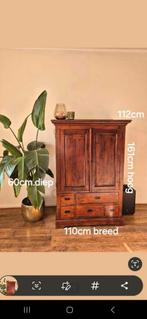 Zeer mooie leg/tvkast teak/koloniaals, Huis en Inrichting, Stoffering | Gordijnen en Lamellen, Ophalen, Gebruikt, Koloniaals, 100 tot 150 cm