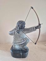 Canadees design beeld steen inuit jager, Antiek en Kunst, Ophalen of Verzenden