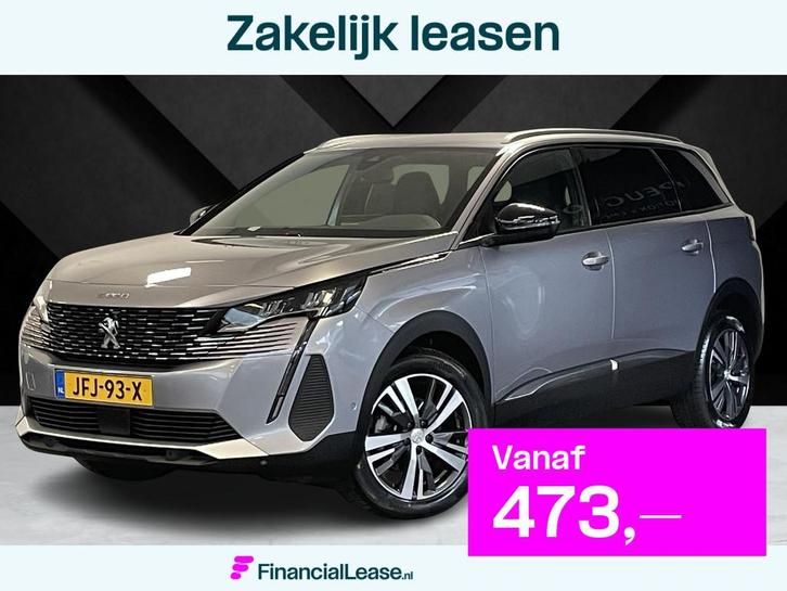 Peugeot 5008 Allure Pack Business 1.2 Turbo 130pk | ADAPTIVE, Auto's, Peugeot, Bedrijf, Lease, Financial lease, 360° camera, ABS