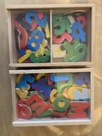 Houten letters en cijfers, Ophalen of Verzenden, Zo goed als nieuw, Taal en Lezen