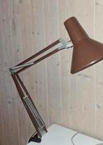 Deense HCF bruine vintage architecten lamp., Ophalen of Verzenden, Zo goed als nieuw, Minder dan 50 cm