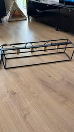 Lucide industriële hanglamp zwart met goud, Ophalen, Zo goed als nieuw, Metaal, Minder dan 50 cm