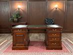 Klassiek Engels bureau (partnerdesk) #542, Huis en Inrichting, Ophalen of Verzenden, Zo goed als nieuw, Bureau