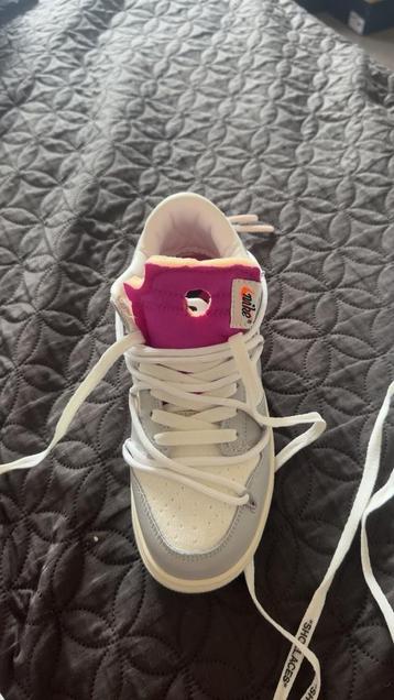 Nike Dunk Low Off White Lot 3, size 38. beschikbaar voor biedingen