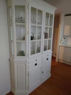 Witte servieskast, Huis en Inrichting, Kasten | Buffetkasten, Ophalen, 100 tot 150 cm, 200 cm of meer, Zo goed als nieuw