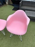 Mooie roze design stoelen te koop, Kunststof, Gebruikt, Twee, Overige kleuren