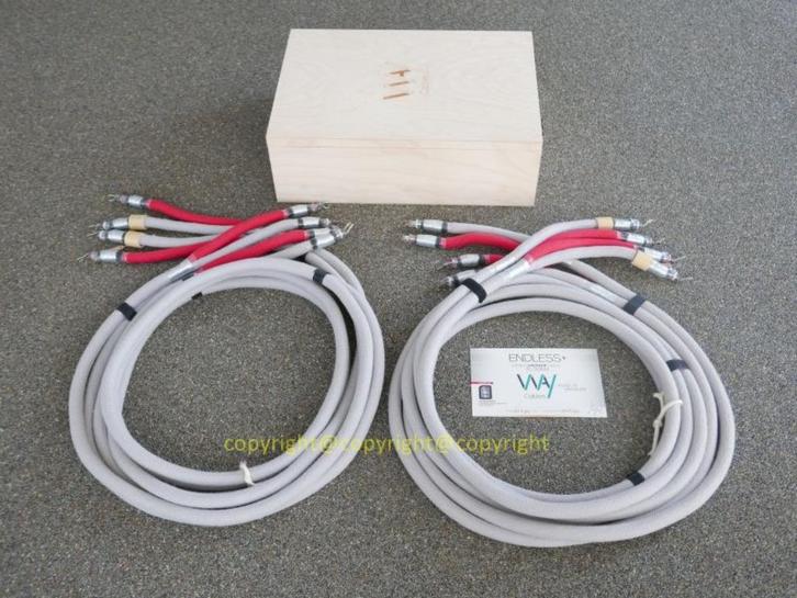 Way Cables Endless+, Audio, Tv en Foto, Audiokabels en Televisiekabels, Gebruikt, Luidsprekerkabel, 2 tot 5 meter, Ophalen of Verzenden