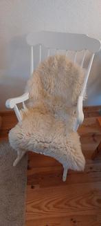 Mooie houten schommelstoel, Huis en Inrichting, Ophalen, Gebruikt, Wit, Scandinavisch