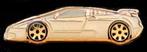 Bugatti pin modern- wit epoxy, Verzamelen, Speldjes, Pins en Buttons, Verzenden, Nieuw, Transport, Speldje of Pin