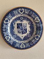 Porceleyne fles schotel , Delfts blauwe, Koningin Juliana, Ophalen of Verzenden, Zo goed als nieuw, Nederland, Servies